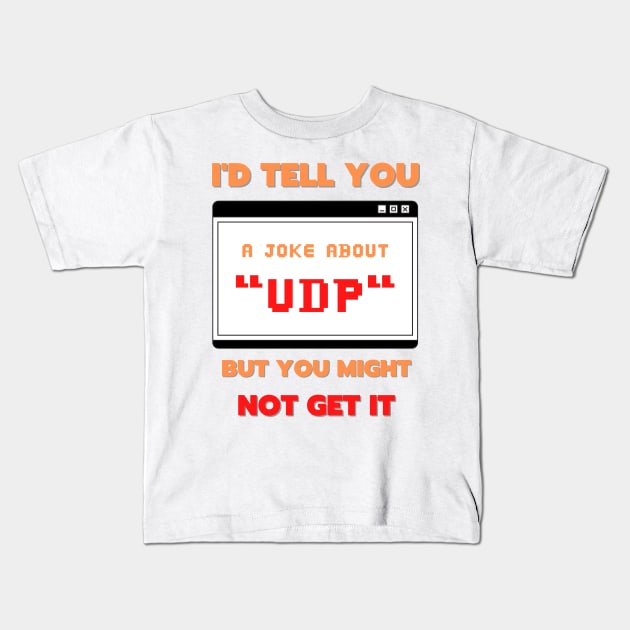 UDP joke Kids T-Shirt by Million Sharks 